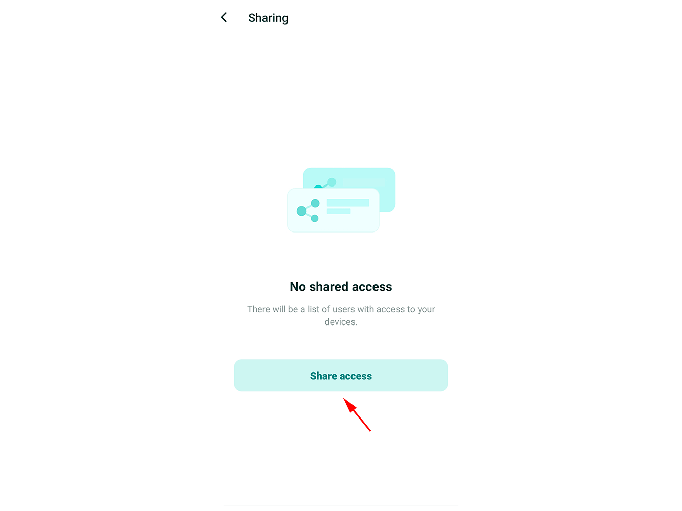 Share Access button