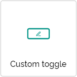 Custom toggle widget