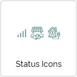 Status icons widget